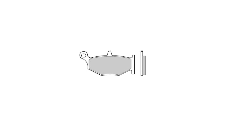 Brembo Bremsbelag Typ SP, Sintermetall mit ABE, Bremsbelag "07SU32" Satz