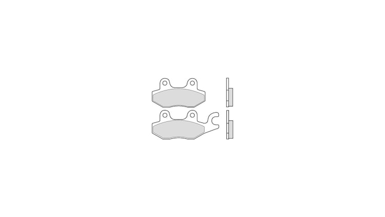 Brembo Bremsbelag Typ CC, Carbon/Keramik mit ABE, Bremsbelag "07033" Satz