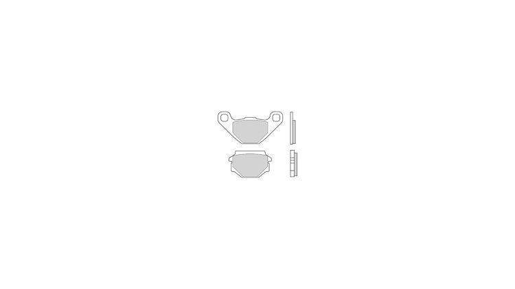 Brembo Bremsbelag Typ CC, Carbon/Keramik mit ABE, Bremsbelag "07015" Satz