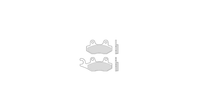 Brembo Bremsbelag Typ LA, Sintermetall mit ABE, Bremsbelag "07YA21" Satz