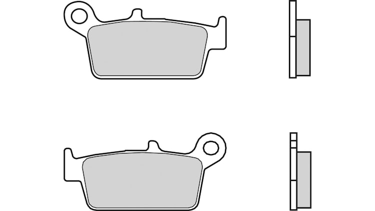 Brembo Bremsbelag Typ CC, Carbon/Keramik mit ABE, Bremsbelag "07028" Satz
