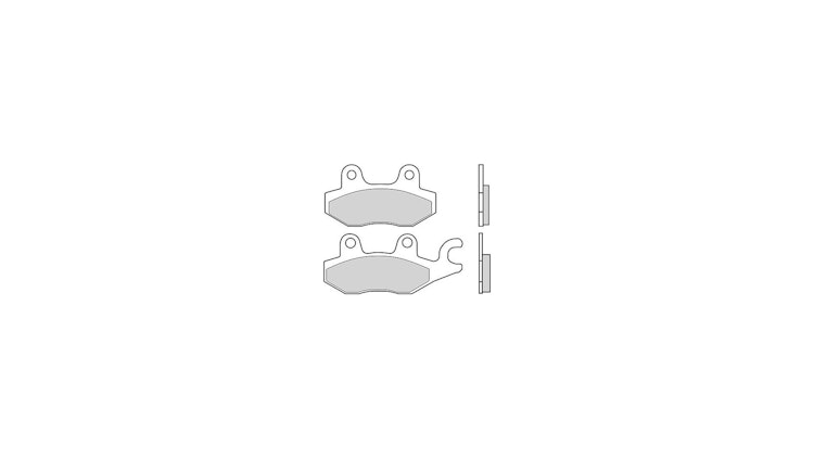 Brembo Bremsbelag Typ CC, Carbon/Keramik mit ABE, Bremsbelag "07071" Satz