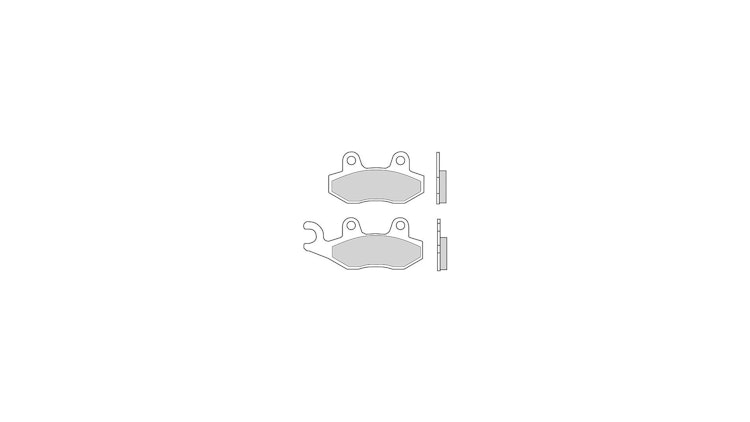 Brembo Bremsbelag Typ CC, Carbon/Keramik mit ABE, Bremsbelag "07076" Satz