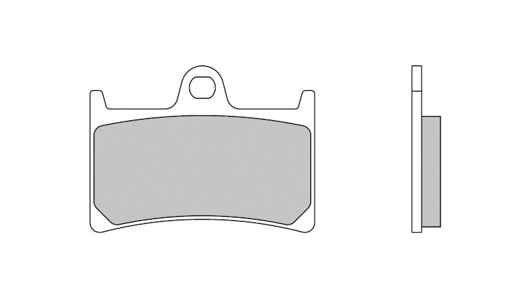 Brembo Bremsbelag Typ CC, Carbon/Keramik mit ABE, Bremsbelag "07077" Satz