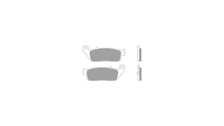 Brembo Bremsbelag Typ CC, Carbon/Keramik mit ABE, Bremsbelag "07098" Satz