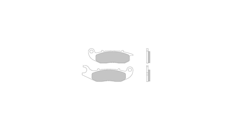 Brembo Bremsbelag Typ CC, Carbon/Keramik mit ABE, Bremsbelag "07GR03" Satz