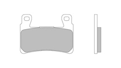 Brembo Bremsbelag Typ SA, Sintermetall mit ABE, Bremsbelag "07HD20" Satz
