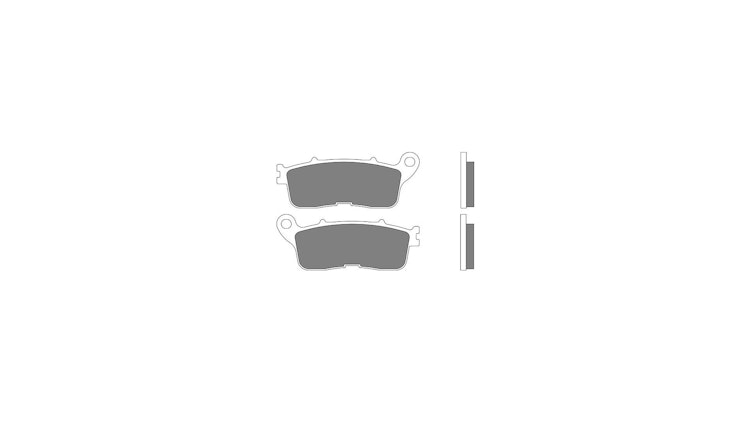 Brembo Bremsbelag Typ SP, Sintermetall mit ABE, Bremsbelag "07HO60" Satz
