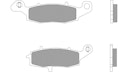 Vorschaubild Brembo Bremsbelag Typ SP, Sintermetall, Bremsbelag "07KA15" Satz