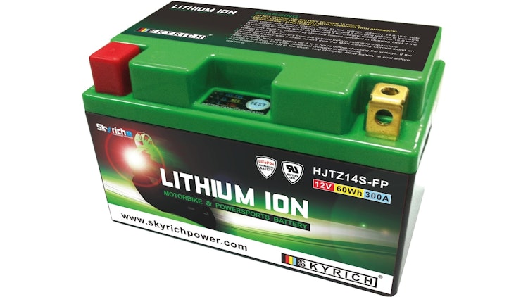 Skyrich LiFePO4 Batterie wartungsfrei, mit steckbaren Distanzstücken