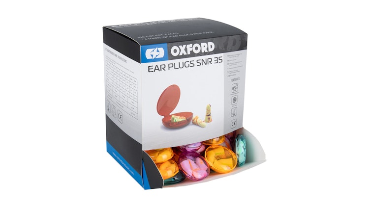 Oxford Gehörschutzstöpsel SNR 35 dB, Karton &aacute; 100 Taschenetuis mit je 4 Stück