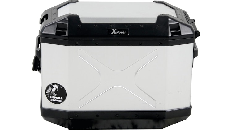 Hepco & Becker Koffer rechts, silber, HEPCO & BECKER Koffer "Xplorer" 30 l Inhalt