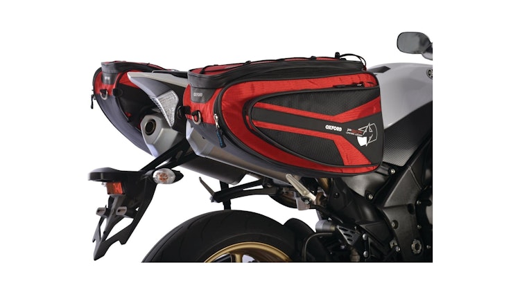 Oxford Seitentasche rot, Seitentaschen "P50R Panniers" 50 l Volumen