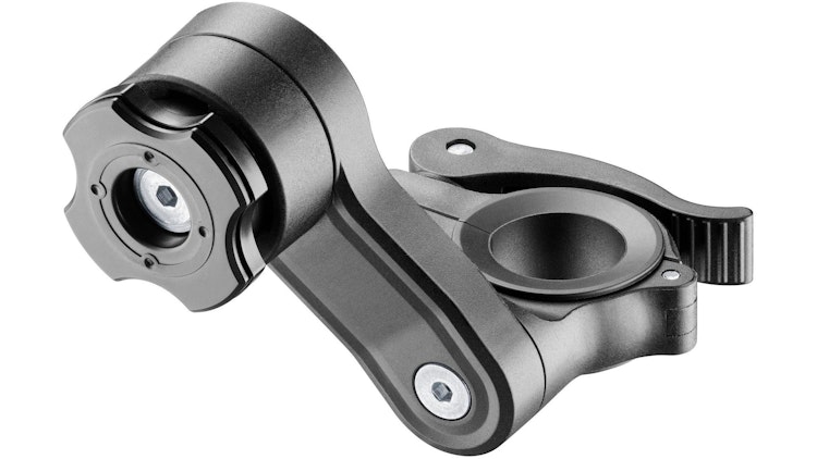 Interphone Handyhalter Universalhalter für Rundrohr Ø 12 - 30 mm, Quicklock-Verschluss