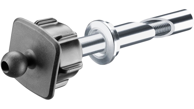 Interphone Halterung Lenkkopfrohr-Halter mit Kugel 17 mm, Rohrdurchmesser 13 - 15 mm