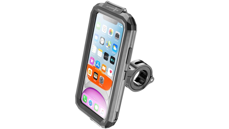 Interphone Handyhalter Für IPhone 11, Rohrdurchmesser Ø 16-30 mm, Handyhalter