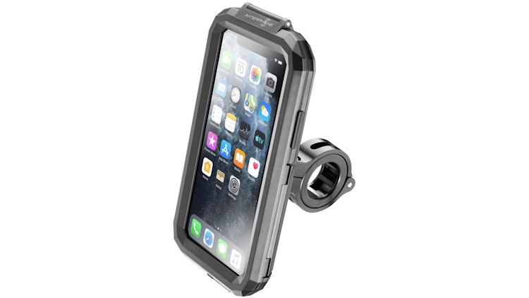 Interphone Handyhalter Für IPhone 11 Pro, Rohrdurchmesser Ø 12-30 mm, Handyhalter