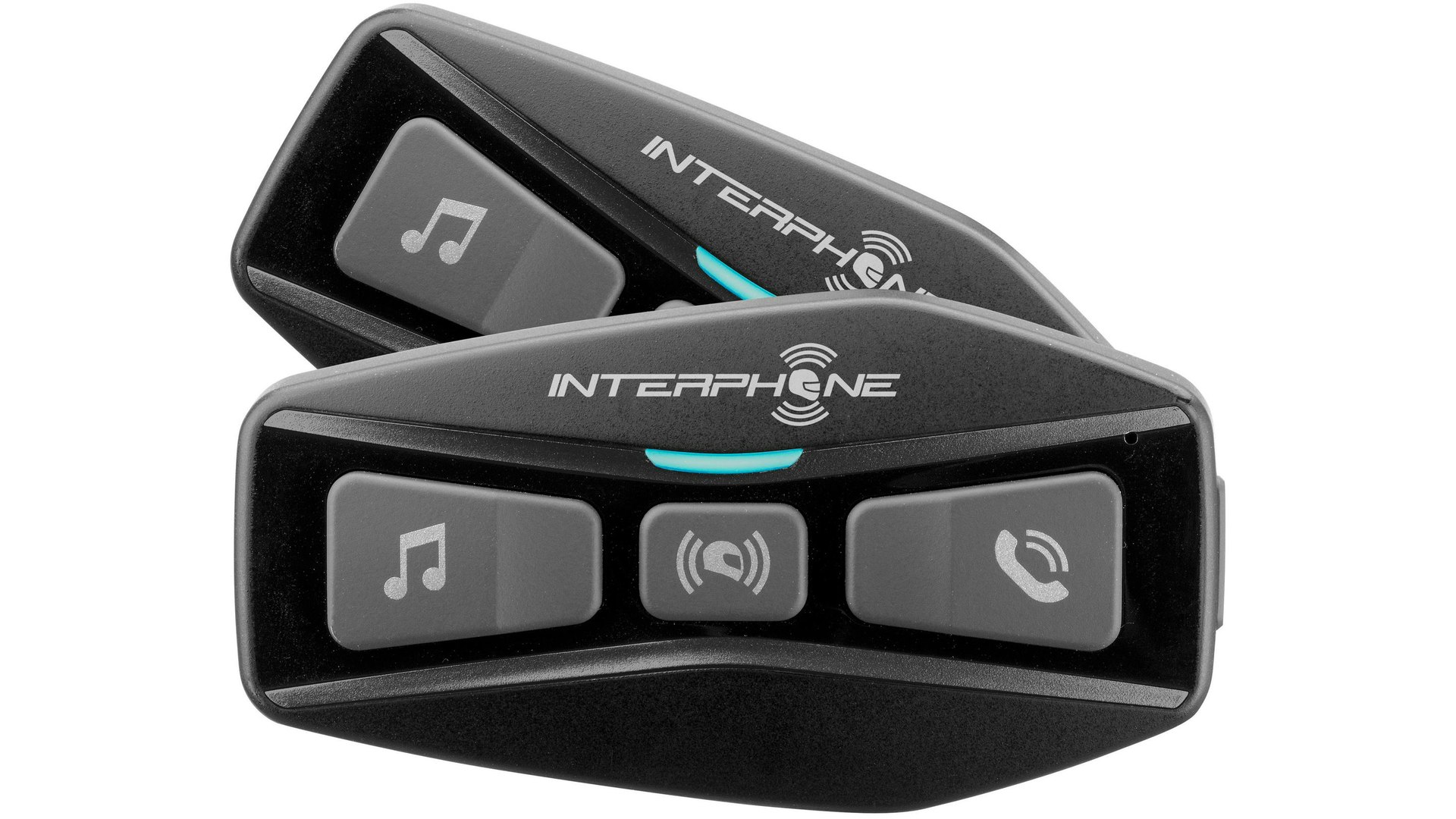 Interphone Helmkommunikationssystem Double-Kit, inkl. Zubehör