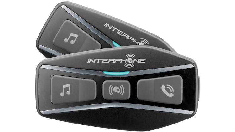 Interphone Helmkommunikationssystem Double-Kit, inkl. Zubehör