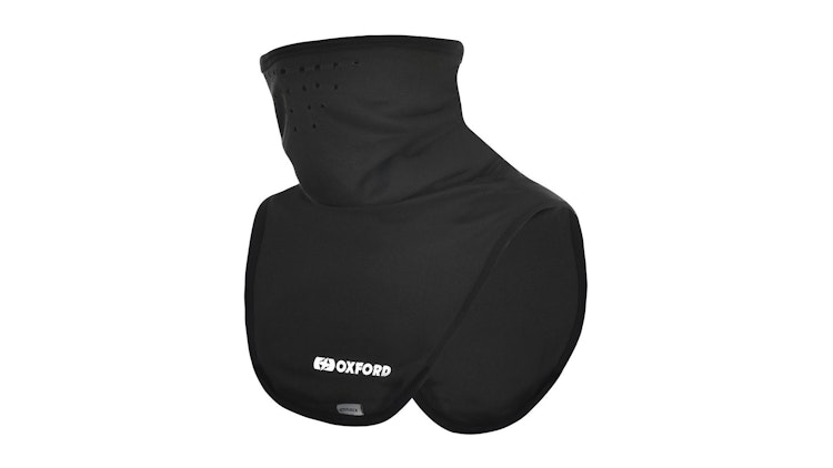 Oxford Halswärmer schwarz, Halswärmer 100 % Baumwolle, 4-Wege-Stretch