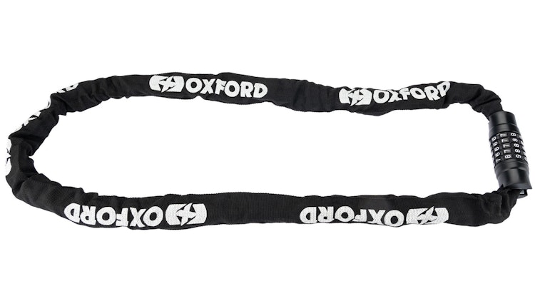Oxford Kettenschloss Länge 150 cm, Kettenschloss "GP Combi Chain 8" Kette aus 8 mm gehärtetem Stahl