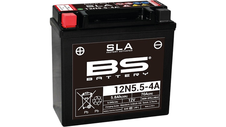 BS-Battery Batterie BS-Battery, SLA, versiegelt, Batterie "12N5, 5-4A"