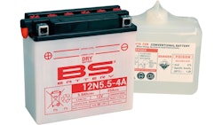 BS-Battery Batterie BS-Battery, Standard, inkl. Säurepack, Batterie "12N5, 5-4A"