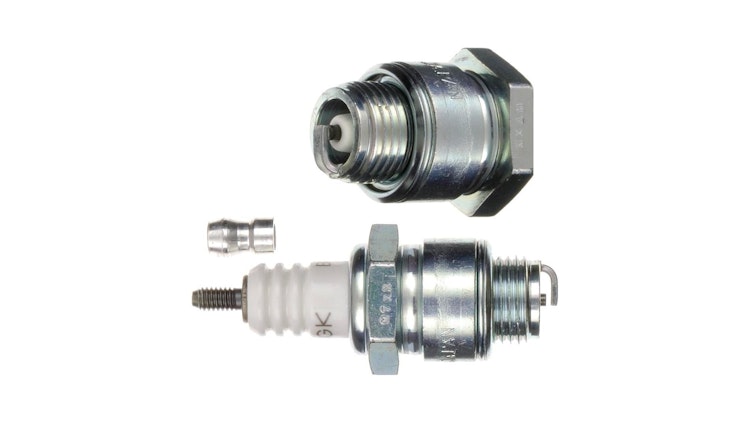NGK Zündkerze B4LM, Schlüsselweite 20, 8, Zündkerze Gruppe B, 14 mm Gewinde