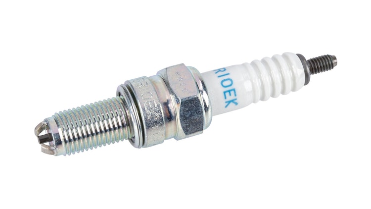 NGK Zündkerze CR10EK, Zündkerze Gruppe C, Gewindedurchmesser 10 mm, Schlüsselweite 16