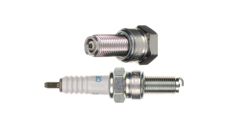 NGK Zündkerze CR7E, Zündkerze Gruppe C, Gewindedurchmesser 10 mm, Schlüsselweite 16