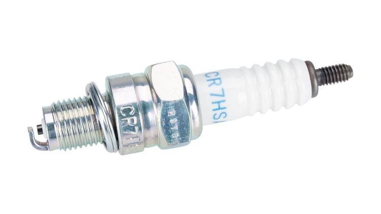 NGK Zündkerze CR7HSA, Zündkerze Gruppe C, Gewindedurchmesser 10 mm, Schlüsselweite 16
