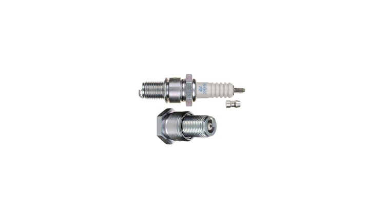 NGK Zündkerze BR8EG, RACE, Schlüsselweite 20, 8, Zündkerze Gruppe B, 14 mm Gewinde