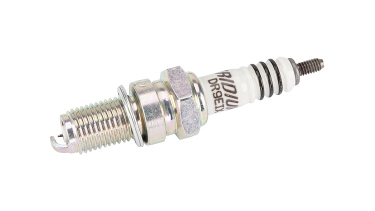 NGK Zündkerze DR9EIX, Iridium, Schlüsselweite 18, Zündkerze Gruppe D, Gewindedurchmesser 12 mm
