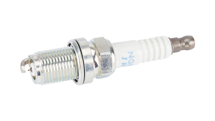 NGK Zündkerze IFR9H11, Gewindedurchmesser 14 mm, Schlüsselweite 16, Zündkerze Gruppe I, IRIDIUM