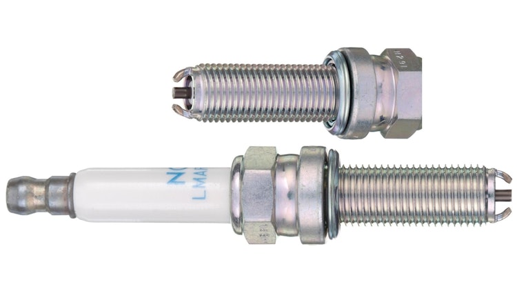 NGK Zündkerze LMAR8D-J, Gewindedurchmesser 10 mm, Schlüsselweite 14, Zündkerze Gruppe L
