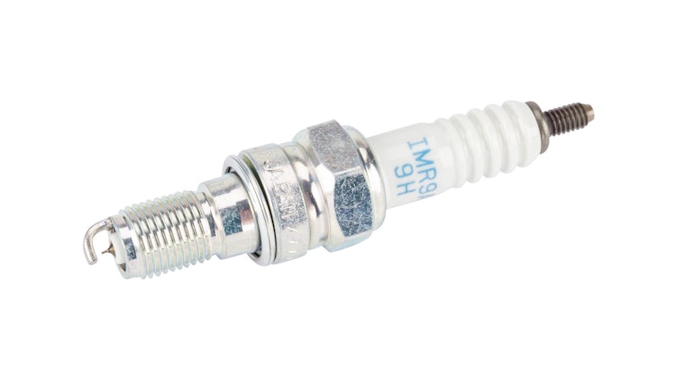 NGK Zündkerze IMR9A-9H, Gewindedurchmesser 10 mm, Schlüsselweite 16, Zündkerze Gruppe I, IRIDIUM
