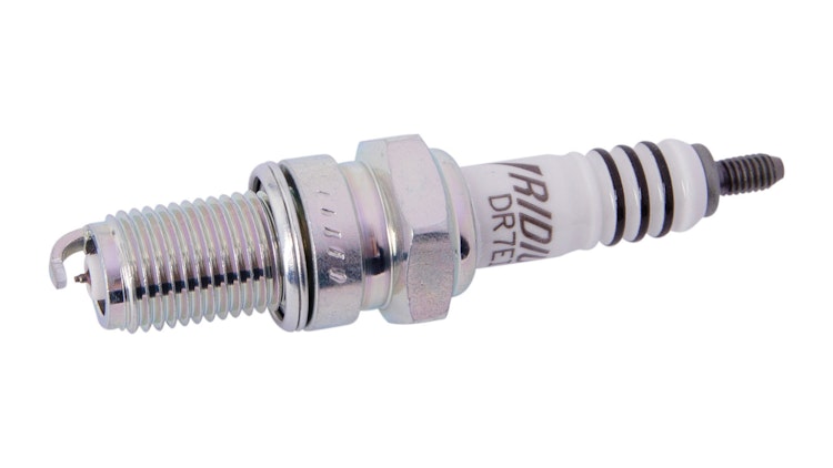 NGK Zündkerze DR7EIX, Iridium, Schlüsselweite 18, Zündkerze Gruppe D, Gewindedurchmesser 12 mm
