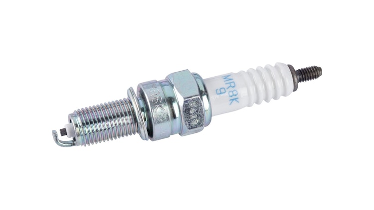 NGK Zündkerze MR8K-9, Zündkerze Gruppe M, Gewindedurchmesser 10 mm, Schlüsselweite 16
