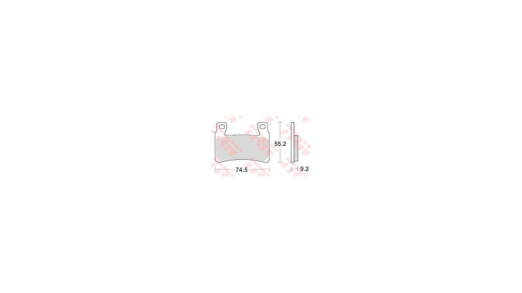 TRW Bremsbelag Typ PC, Organisch Performance Comfort, Bremsbelag "MCB 819" Satz