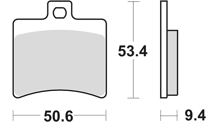 TRW Bremsbelag Typ Organisch Standard mit ABE, Bremsbelag "MCB 710" Satz