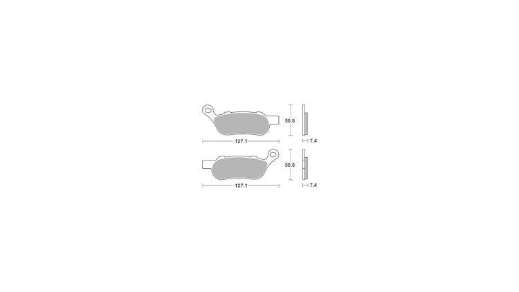 TRW Bremsbelag Typ SH, Sintermetall, Bremsbelag "MCB 814" Satz