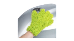 Oxford Microfaser-Waschhandschuh grün / grau, Microfaser-Waschhandschuh Weich und saugfähig