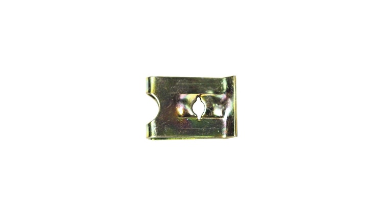 Dresselhaus Blechmutter 4, 2 mm, VE: 4 Stück, L: 16, 5 mm, B: 11, 0 mm, eckiger Ausschnitt Kopfseite