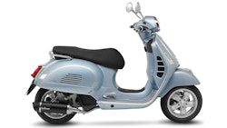 LeoVince SLIP-ON Edelstahl SBK NERO für PIAGGIO VESPA GTS/SUPER 125 mit Katalysator