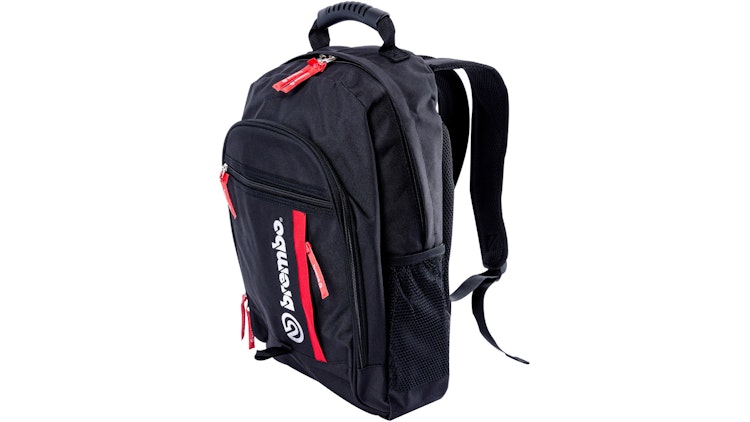 Brembo Rucksack schwarz, Rucksack Hochwertige Ausführung inkl. Regenhaube