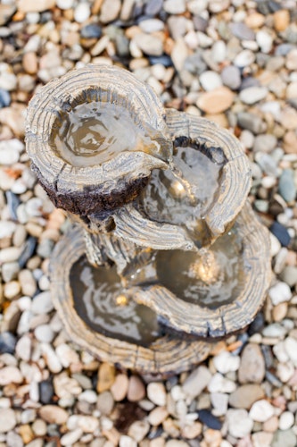 Heissner Gartenbrunnen "Baumstümpfe" (016585-00)