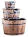 Heissner Gartenbrunnen Wooden Barrels mit 3 Kübeln (016592-00)Bild