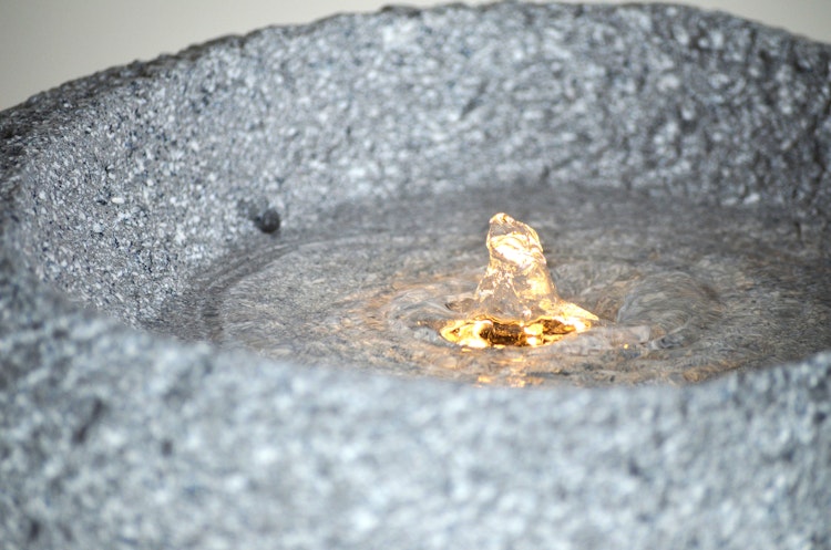 Heissner Gartenbrunnen "grey Rock LED" (016634-09)