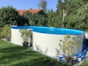 Vorschaubild Summer Fun Achtform Aufstellbeckenset Classic 525x320x120cm