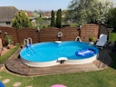 Vorschaubild Summer Fun Achtform Aufstellbeckenset Classic 525x320x120cm